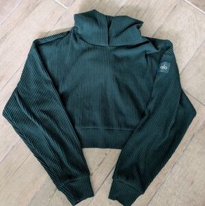 ALO Yoga Teal Muse Hoodie